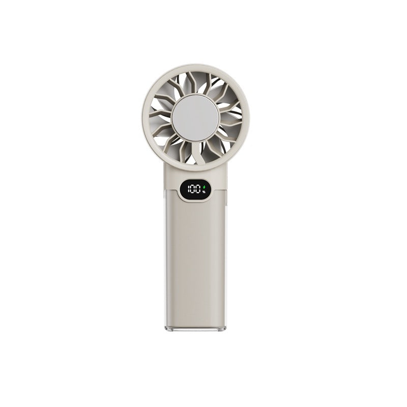 Outdoor Lightweight Portable Large-Capacity Mini Ice-Pack Handheld Fan