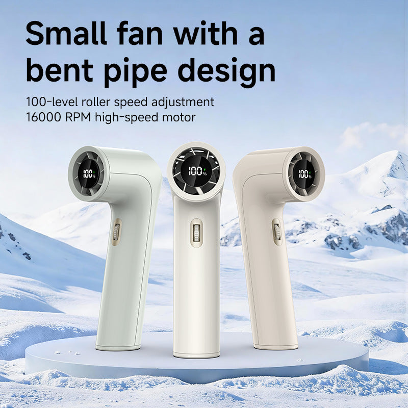 Stepless Speed-Adjustment High-Speed Turbine Handheld Fan