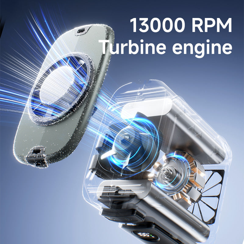 8000mAh High-Wind-Cooling Waist-Hanging Fan