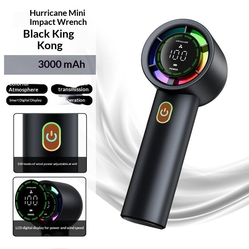 G80 High-Speed Cooling Handheld Fan USB-Rechargeable Brushless Mini Portable Fan Cross-Border