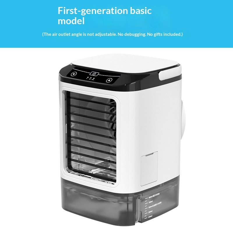 USB Desktop Fan With Mist Spray Humidifying Function And Cooling Features