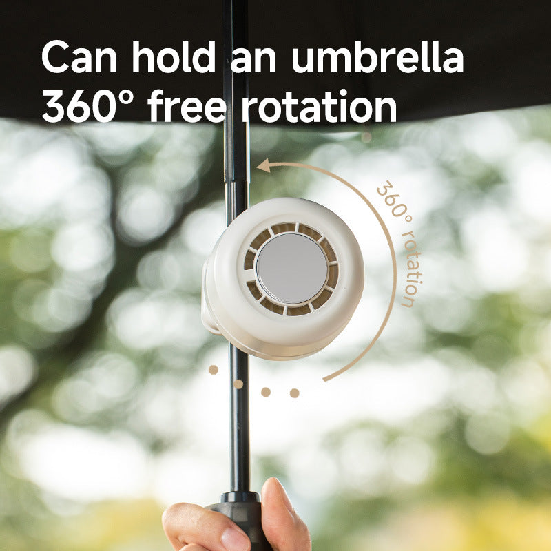 Clip-on Umbrella-style Cooling Fan With Adjustable Design