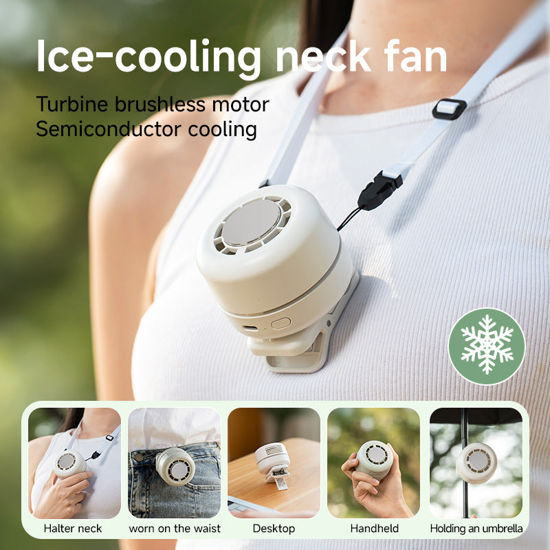 Clip-on Umbrella-style Cooling Fan With Adjustable Design