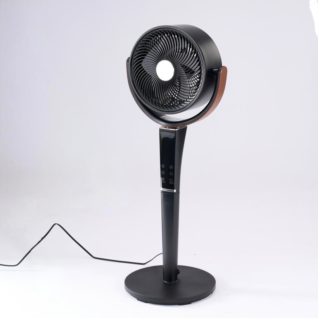 Silent Upright Fan, 15-speed Floor-standing Fan, With Touch Control And LED Lights