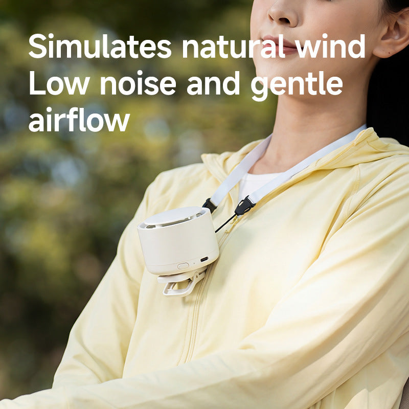 High-CFM Portable Neck-Mounted Fan