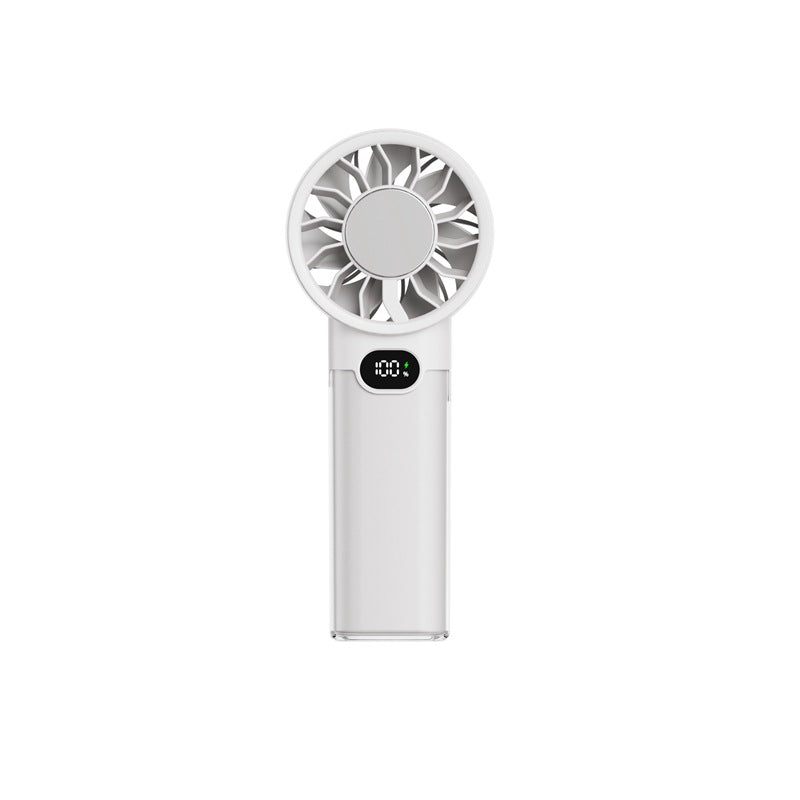 Outdoor Lightweight Portable Large-Capacity Mini Ice-Pack Handheld Fan