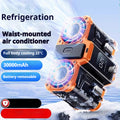 Dual Vent Waist Mounted Fan With Detachable Battery Holder