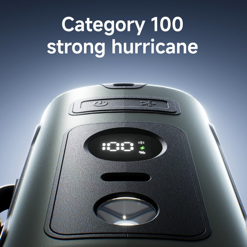 8000mAh High-Wind-Cooling Waist-Hanging Fan