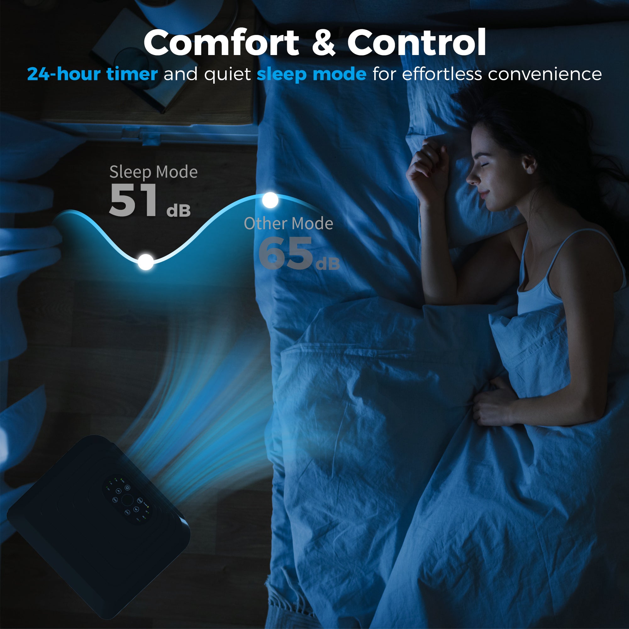 8,000 BTU Portable Air Conditioner Fan w/ Remote for Rooms Up to 344 Sq. Ft., Evaporative Cooler AC Unit Black