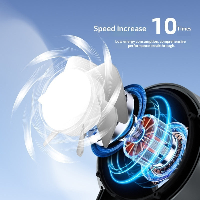 G80 High-Speed Cooling Handheld Fan USB-Rechargeable Brushless Mini Portable Fan Cross-Border