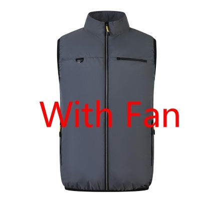 Wearable Fan Vest — USB Rechargeable Cooling Vest for Summer