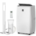 12000 BTU Portable Air Conditioner, AC Unit with Cool, Dehumidifier, Fan, 550 Sq. ft, 24H Timer On Off, Window Kit