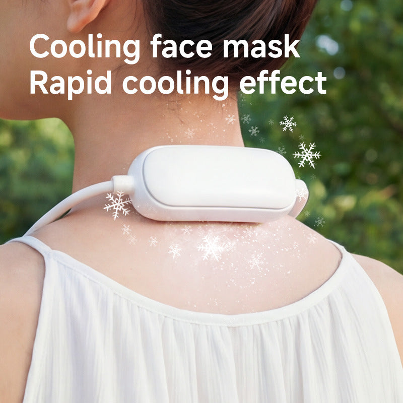 New Storage-Type Refrigerated Neck-Hang Fan Cooling Neck Fan